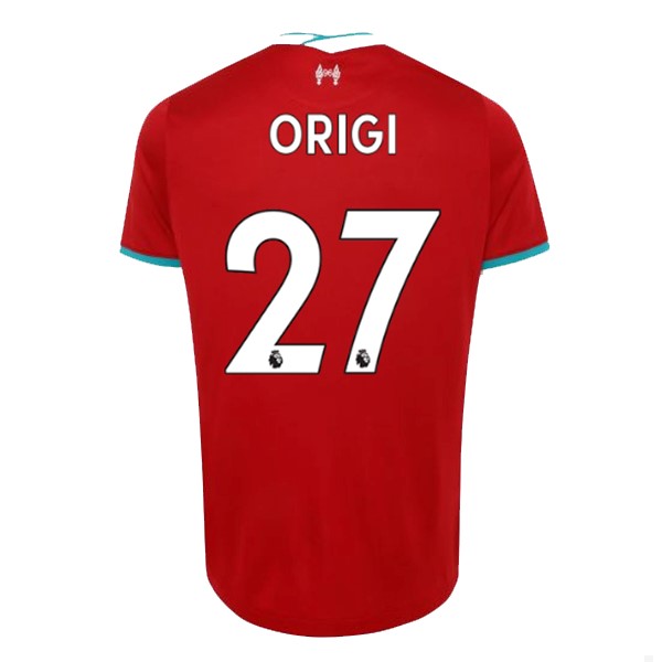 Maglia Liverpool NO.27 Origi Prima 20/21 Rosso